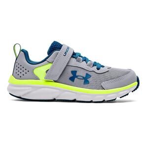 Under Armour Little Boy’s 2 Assert 9 AC Mod Gray High-Vis Yellow‎ Sneakers